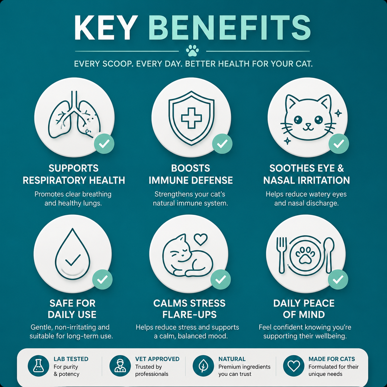 NovaraPets™ L-Lysine Supplement for Cats — image 3