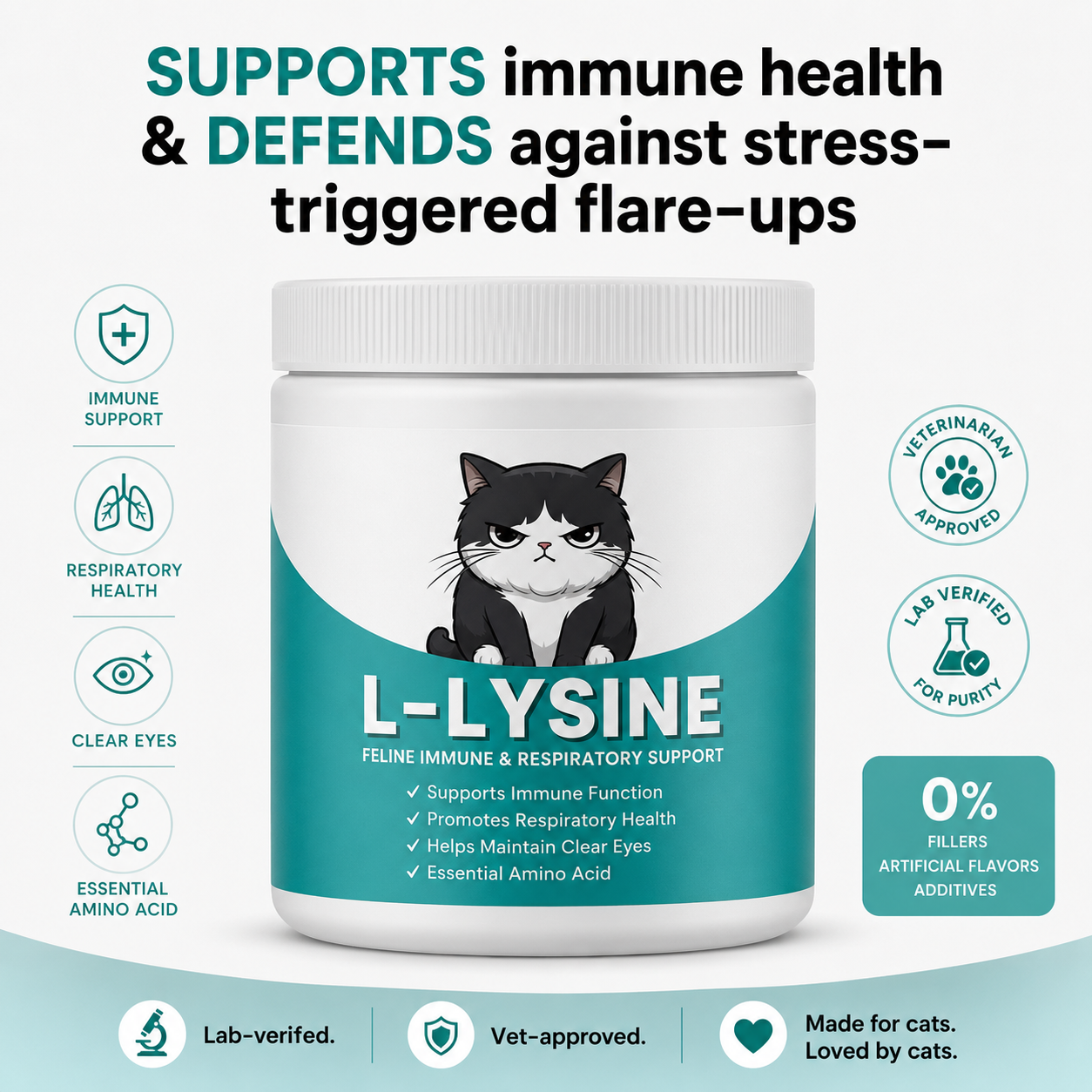 NovaraPets™ L-Lysine Supplement for Cats — image 2