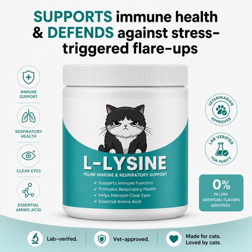NovaraPets™ L-Lysine Supplement for Cats