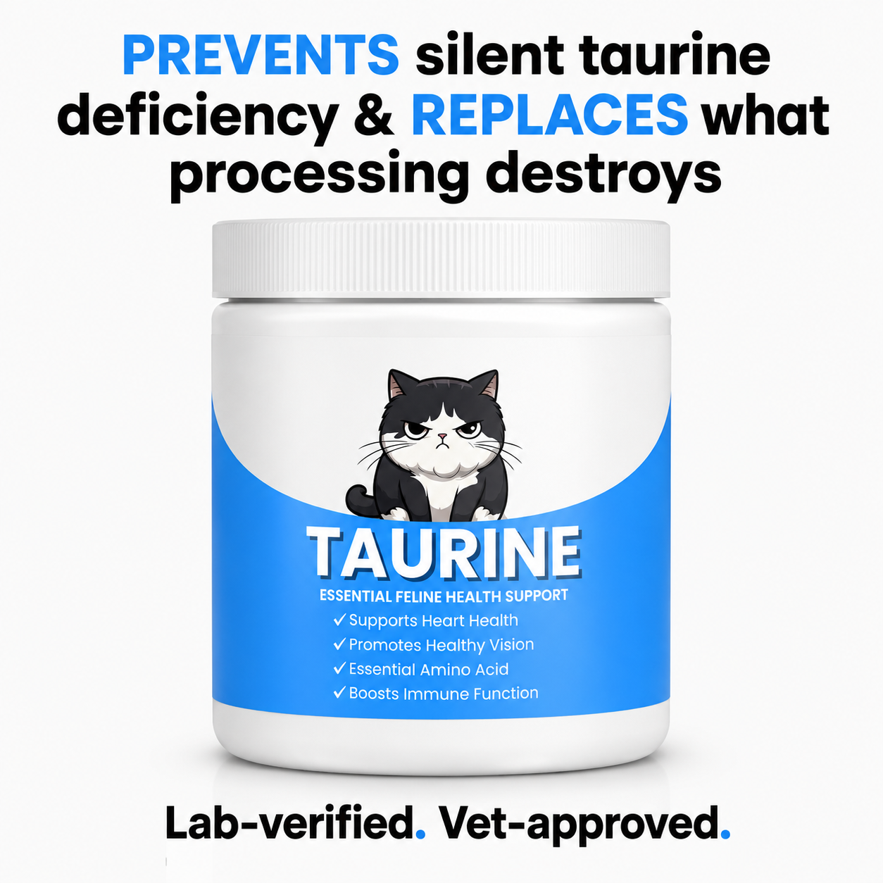 NovaraPets™ Taurine Supplement for Cats